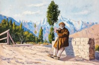 Tahir Bilal Ummi, 20 x 30 Inch, Oil on Canvas, Landscape Painting, AC-TBL-057